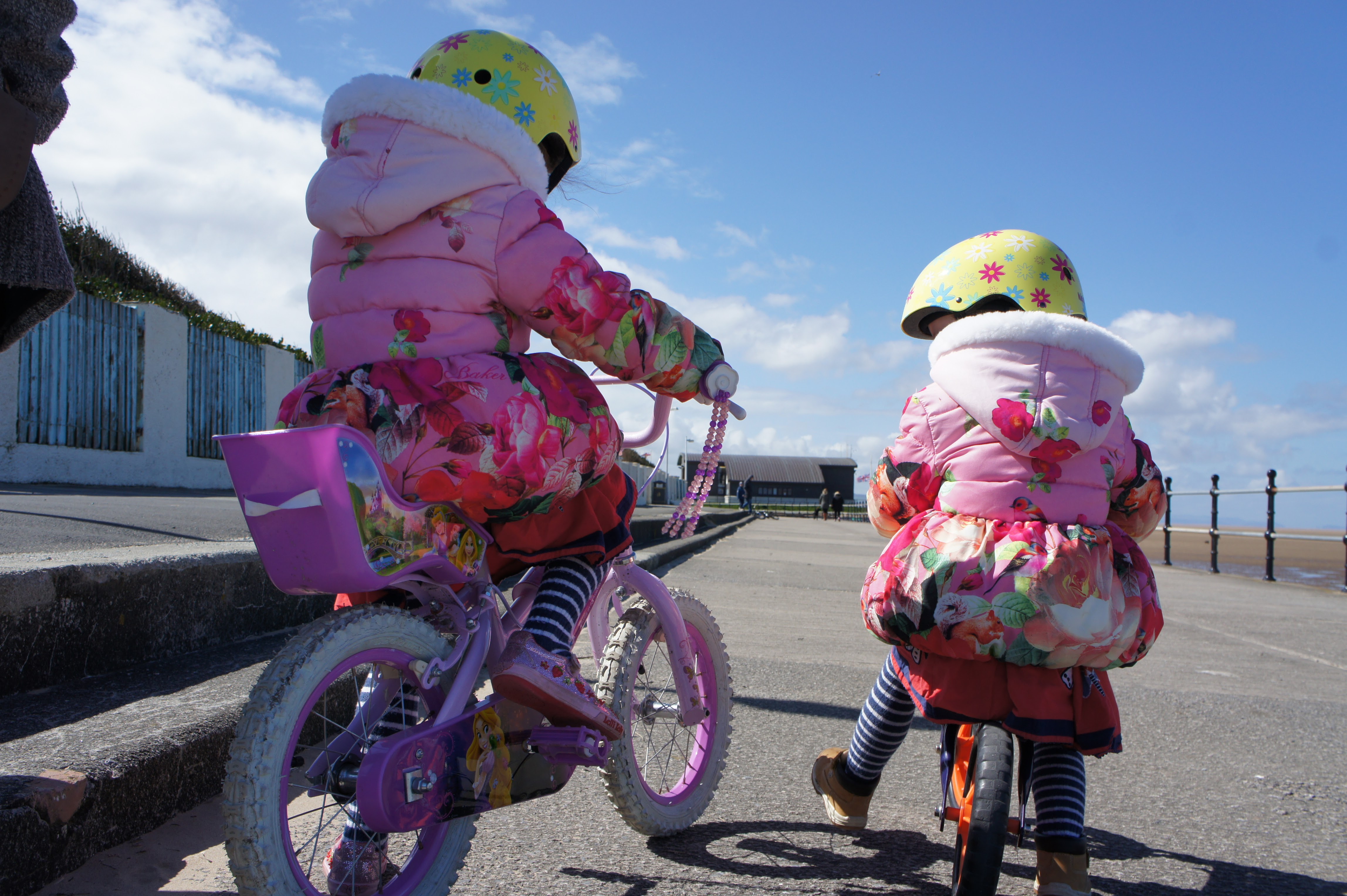 My girls and their bikes