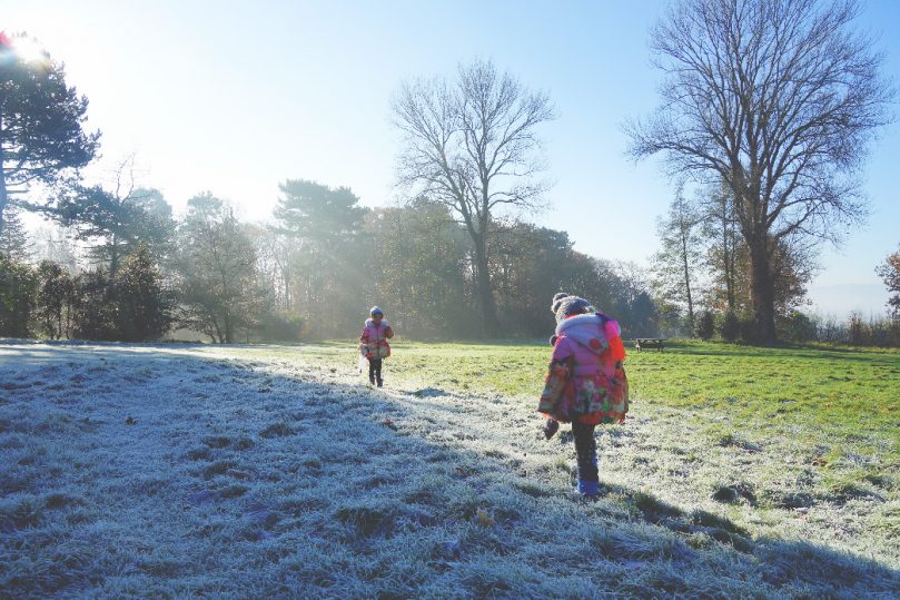 A beautiful frosty morning.